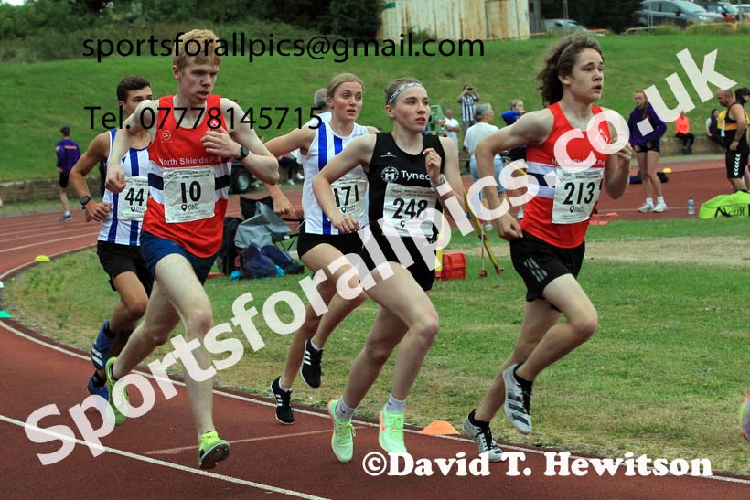 1500 metres, 2022 NEGP Monkton 5, Wednesday, July 20th. Photo: David T. Hewitson/Sports for All Pics